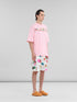 MARNI T-Shirt With Bouquet Marni Logo Mens Apparel